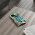 Aquamarine inspired Geode in Watercolor - Impact Resistant Phone Case